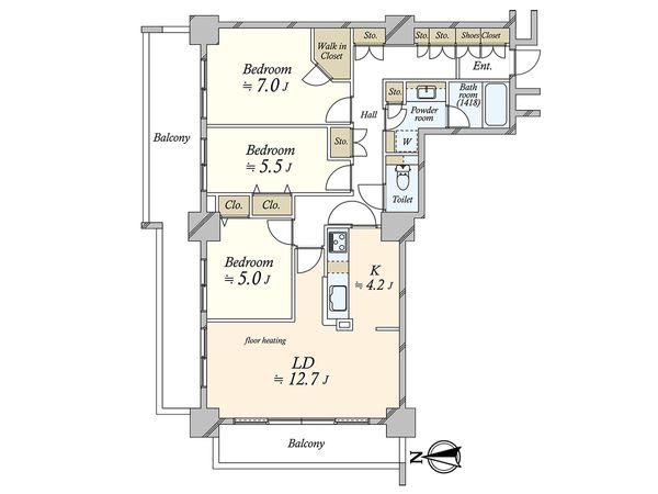 間取図(平面図)