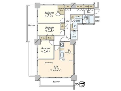 間取図(平面図)