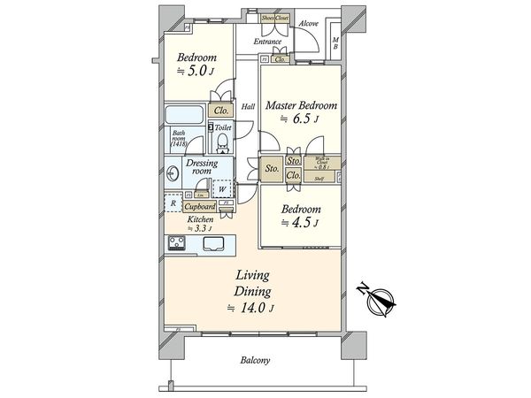 パークホームズ豊洲ザレジデンス 間取図(平面図)