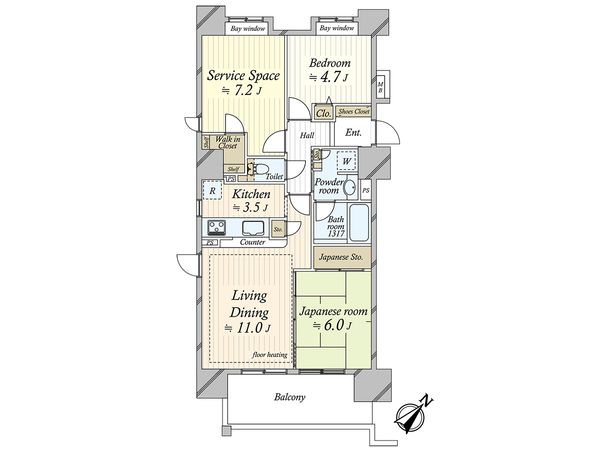 間取図(平面図)