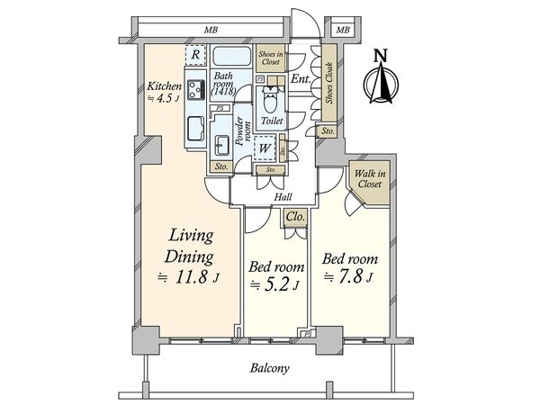 キャナルワーフタワーズ WEST 間取図(平面図) キャナルワーフタワーズ WEST 間取図(平面図)