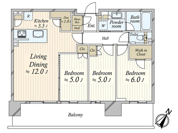 シティタワーズ東京ベイ セントラルタワー 間取図(平面図) 間取図(平面図)