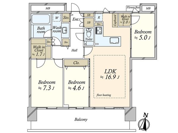 間取図(平面図)