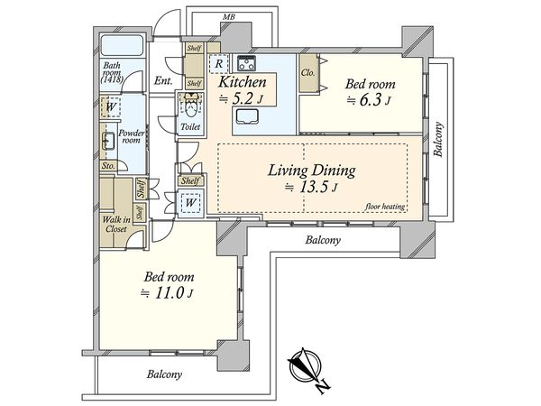 間取図(平面図)