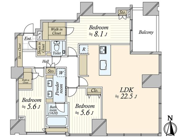 シティタワーズ豊洲ザ・ツイン サウスタワー 間取図(平面図) 間取図(平面図)