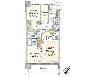 間取図(平面図)
