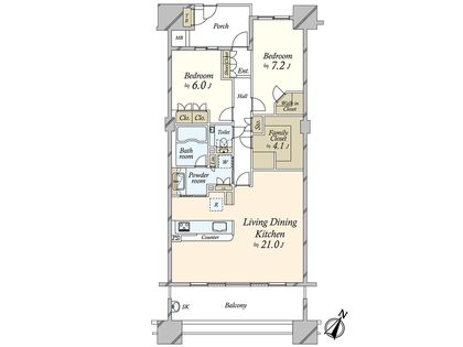 間取図(平面図)