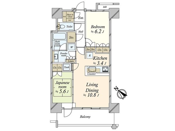 BEACON Tower Residence 間取図(平面図) BEACON Tower Residence 間取図(平面図)