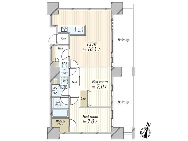 アーバンドック パークシティ豊洲 タワーB 間取図(平面図) アーバンドック パークシティ豊洲 タワーB 間取図(平面図)