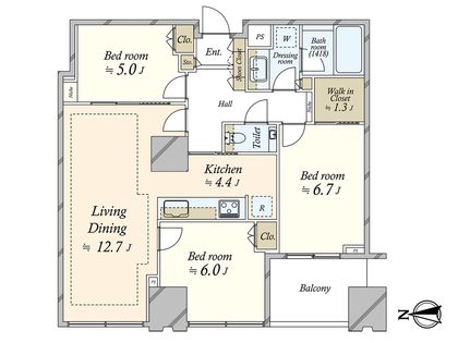 間取図(平面図)