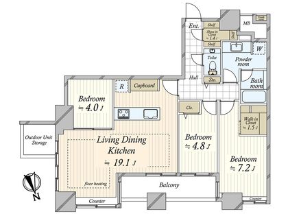 間取図(平面図)