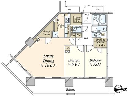 間取図(平面図)