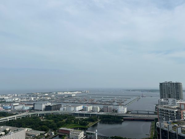 プラウドタワー東雲キャナルコート バルコニーからの眺望