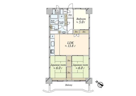 メトロコープ第一豊洲 間取図(平面図)