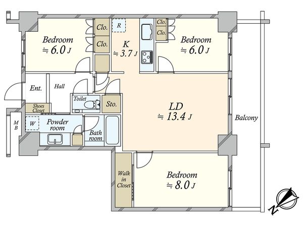 BEACON Tower Residence 間取図(平面図) BEACON Tower Residence 間取図(平面図)