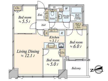 間取図(平面図) 間取図(平面図)