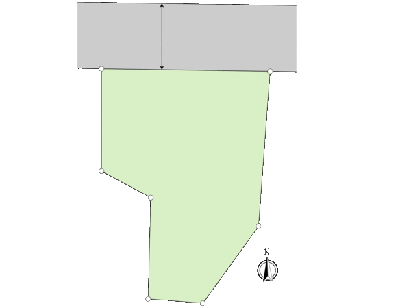 川崎市中原区丸子通2丁目(土地) 地形図