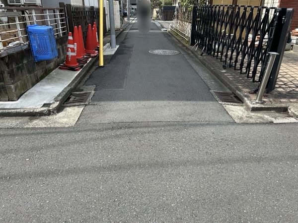 小杉一丁目古家付き土地 前面道路含む外観 前面道路含む外観