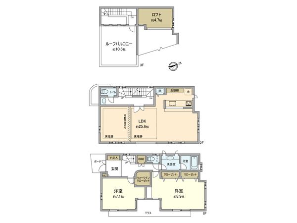 宮内4丁目 戸建 間取図(平面図) 間取図(平面図)