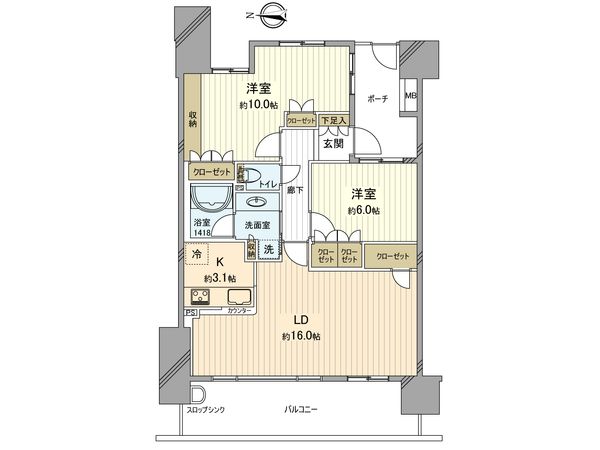 ガーデンティアラ武蔵小杉 間取図(平面図) ガーデンティアラ武蔵小杉 間取図(平面図)