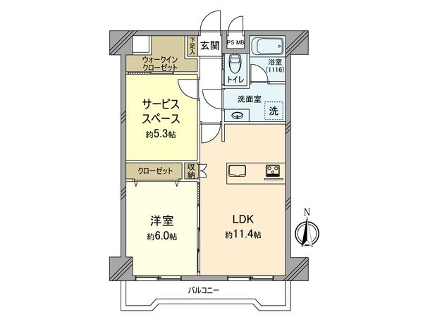 ダイアパレス武蔵小杉 間取図(平面図) 間取図(平面図)