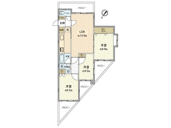 藤和シティホームズ武蔵小杉Ⅱ 間取図(平面図) 藤和シティホームズ武蔵小杉Ⅱ 間取図(平面図)