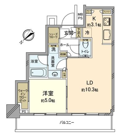 コスギサードアヴェニューザ・レジデンス 間取図(平面図)