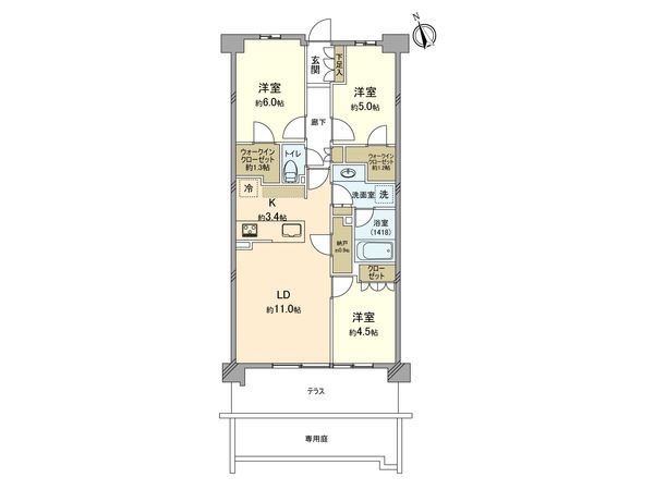 パークホームズ大倉山ガーデン 間取図(平面図) パークホームズ大倉山ガーデン 間取図(平面図)