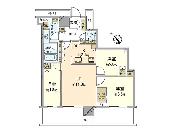 間取図(平面図)