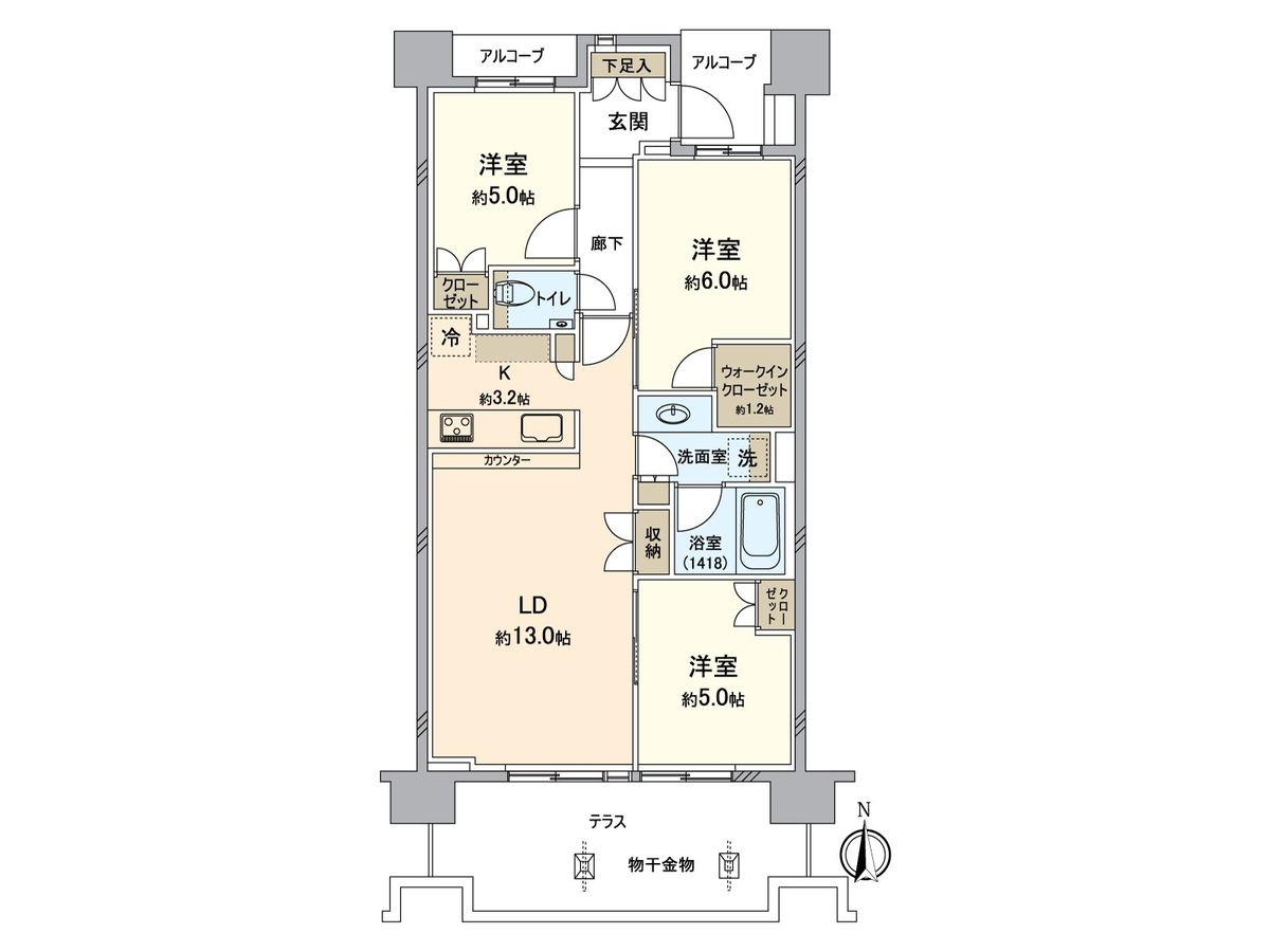 間取図(平面図)