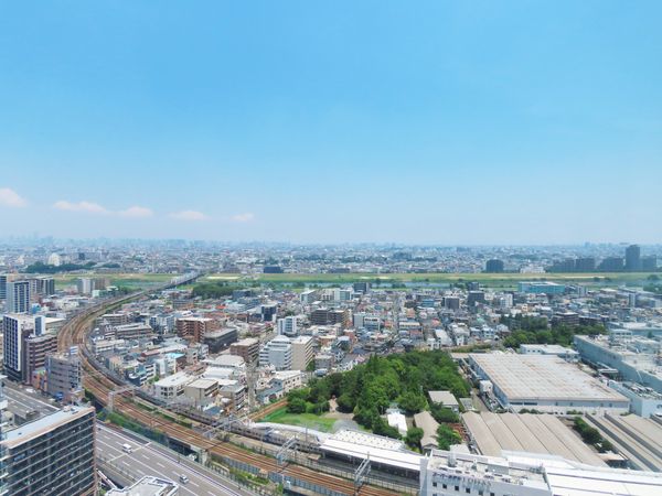 パークシティ武蔵小杉ステーションフォレストタワー リビングからの眺望