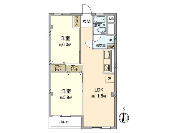 ニックハイム武蔵小杉 間取図(平面図) ニックハイム武蔵小杉 間取図(平面図)