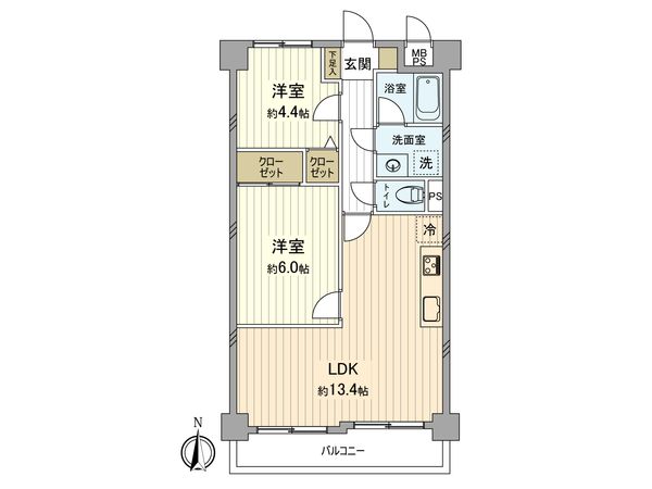 ライオンズマンション武蔵中原 間取図(平面図) ライオンズマンション武蔵中原 間取図(平面図)