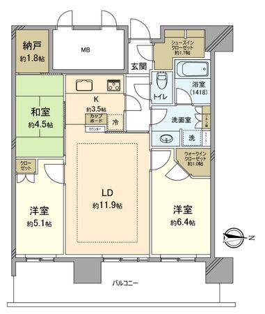 間取図(平面図)