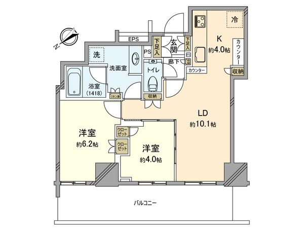 ドレッセタワー武蔵小杉 間取図(平面図) ドレッセタワー武蔵小杉 間取図(平面図)