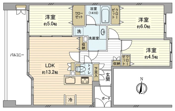 ラヴィドール武蔵小杉 間取図(平面図) ラヴィドール武蔵小杉 間取図(平面図)