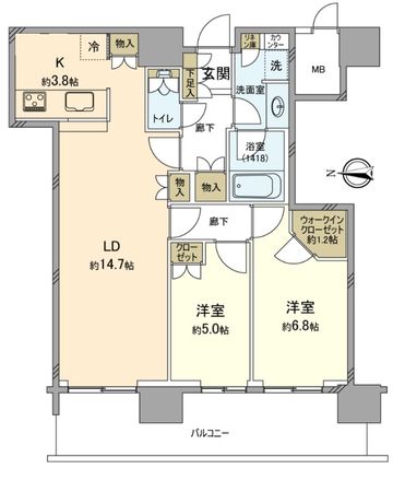 パークシティ武蔵小杉ミッドスカイタワー 間取図(平面図) パークシティ武蔵小杉ミッドスカイタワー 間取図(平面図)