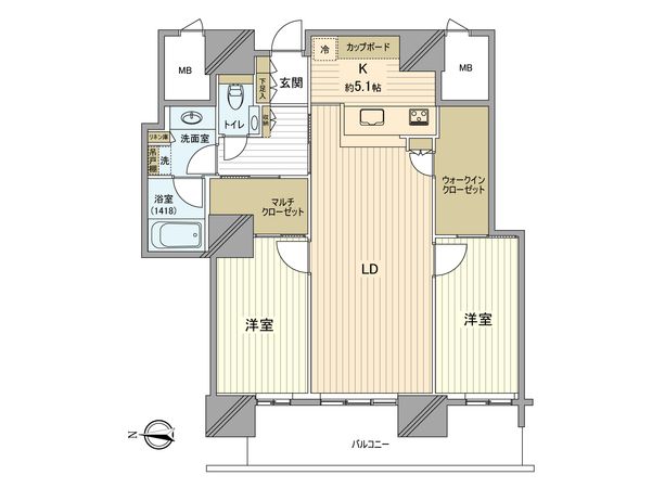 パークシティ武蔵小杉ミッドスカイタワー 間取図(平面図)