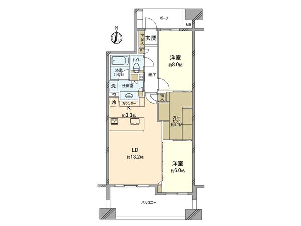 セレマークス武蔵小杉 間取図(平面図) セレマークス武蔵小杉 間取図(平面図)