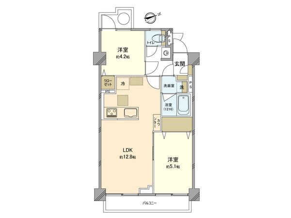 キャニオンマンション武蔵小杉 間取図(平面図)