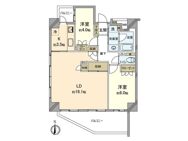 新丸子パークホームズ 間取図(平面図) 新丸子パークホームズ 間取図(平面図)
