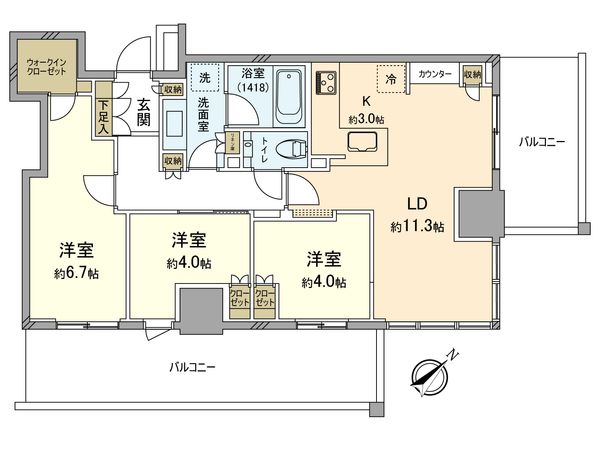 間取図(平面図)