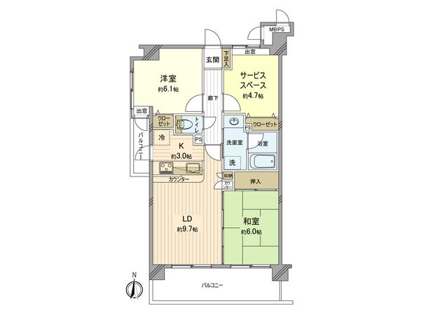 ライオンズマンション武蔵小杉東 間取図(平面図) ライオンズマンション武蔵小杉東 間取図(平面図)