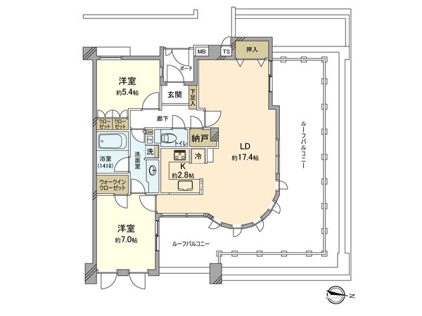 ラヴィドール武蔵小杉 間取図(平面図) ラヴィドール武蔵小杉 間取図(平面図)