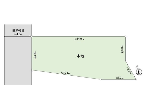 横浜市鶴見区尻手1丁目古家付土地 区画図 横浜市鶴見区尻手1丁目古家付土地 区画図