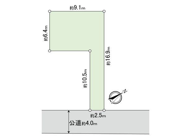川崎区桜本2丁目(土地) 区画図