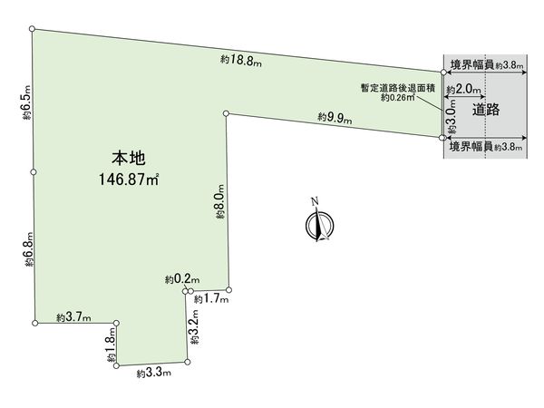 幸区神明町1丁目土地 区画図 幸区神明町1丁目土地 区画図
