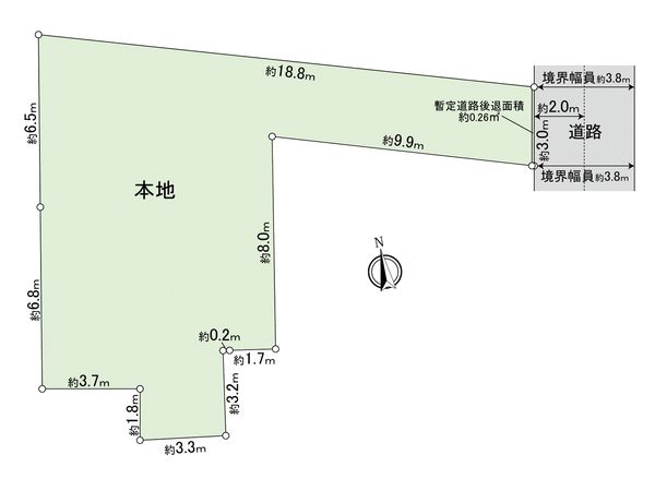 幸区神明町1丁目土地 区画図 幸区神明町1丁目土地 区画図
