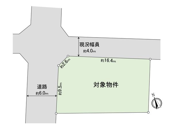 南区六ッ川4丁目土地(アトリエ付き住宅) 区画図 区画図