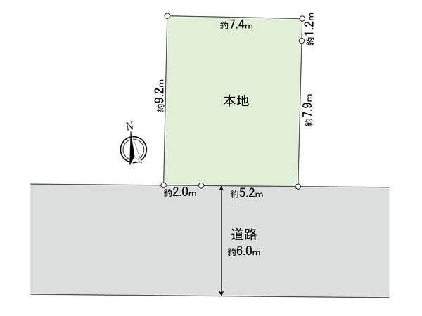 川崎区大島5丁目土地 区画図 区画図